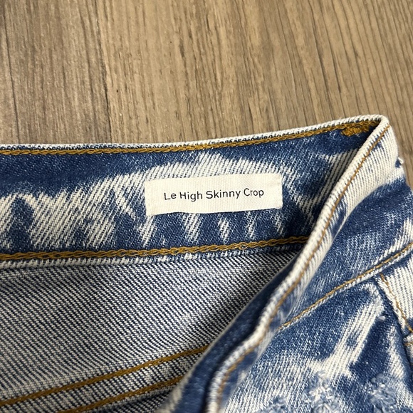 FRAME Le High Skinny Crop Jeans in Lombard, Size 27 - Picture 4 of 4